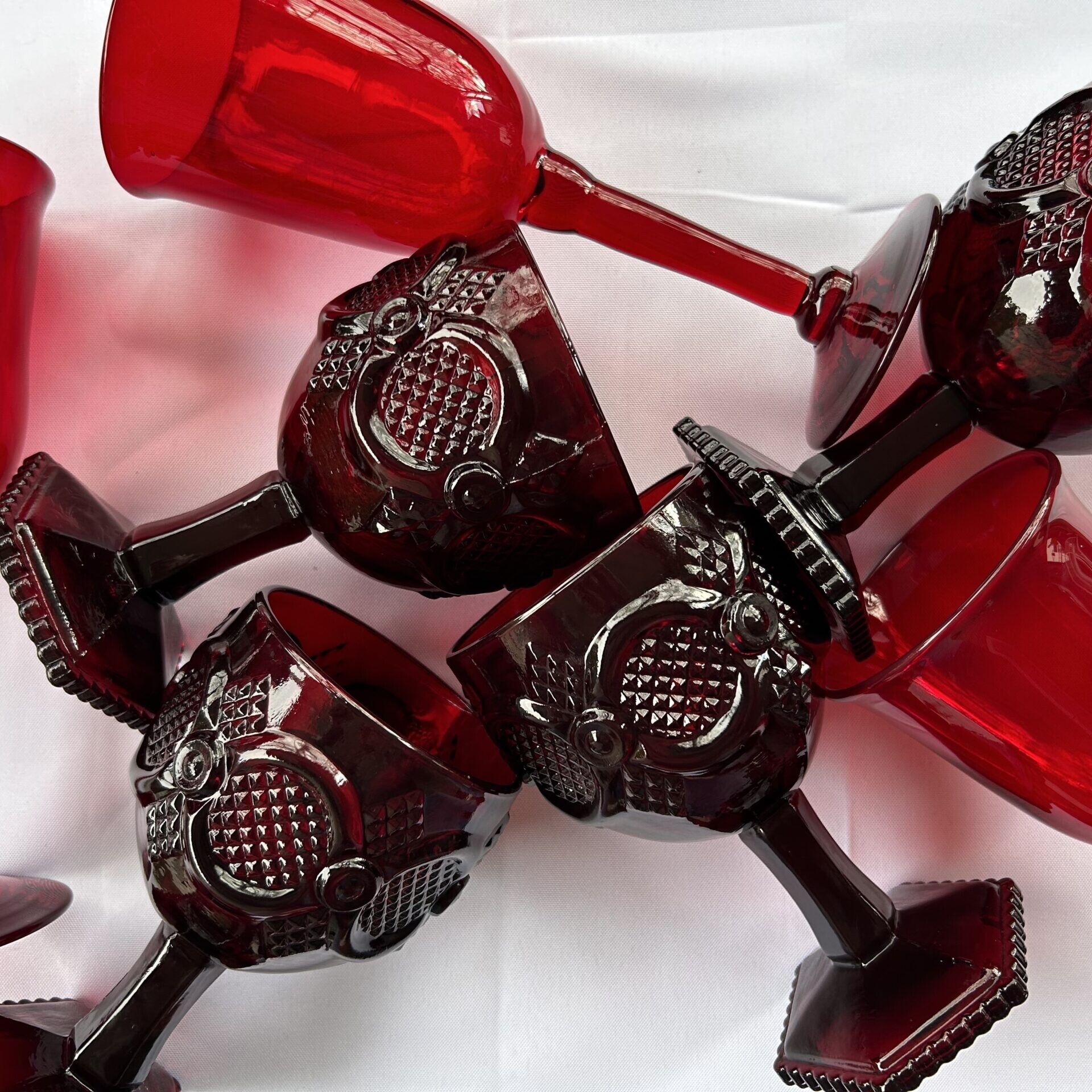 Assorted Red Goblet Rentals