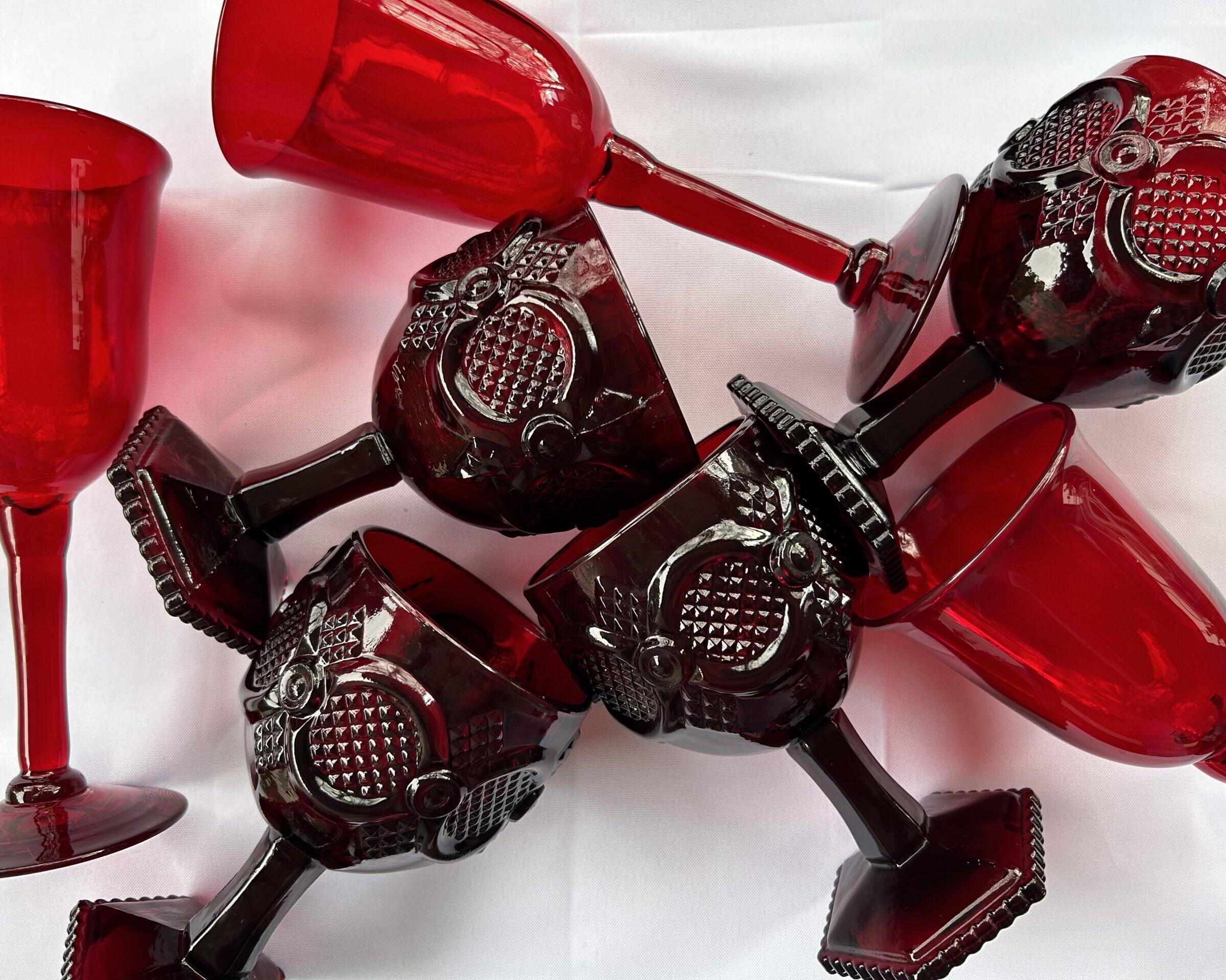 Assorted Red Goblet Rentals